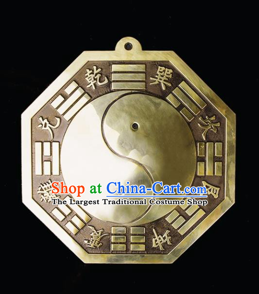 Chinese Traditional Feng Shui Items Taoism Eight Diagrams Bronze Mirror Bagua Decoration