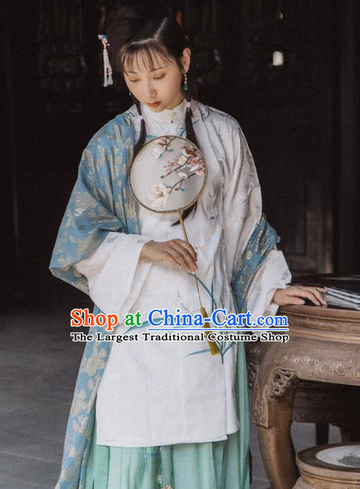 Chinese Traditional Ming Dynasty Nobility Lady Hanfu Dress Ancient Palace Princess Costume for Women