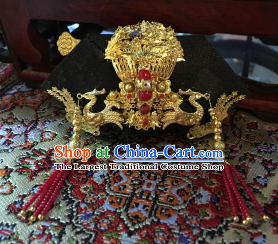 Chinese Ancient Manchu Headwear Traditional Qing Dynasty Palace Queen Hair Accessories for Women