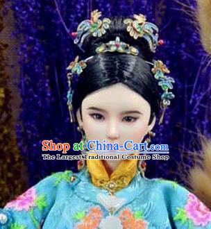 Chinese Ancient Ming Dynasty Imperial Consort Hairpins Traditional Hanfu Hair Accessories for Women