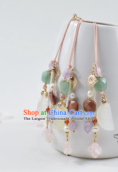 Chinese Ancient Princess Waist Accessories Traditional Hanfu Tassel Pendant for Women