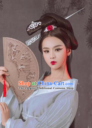 Handmade Chinese Palace Hair Clips Princess Hairpins Ancient Traditional Hanfu Hair Accessories for Women