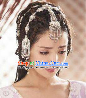 Handmade Chinese Hanfu Hairpins Traditional Court Tassel Hair Clasp Ancient Tang Dynasty Queen Hair Accessories for Women