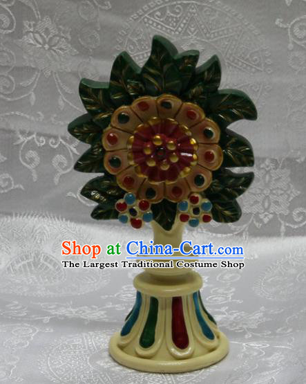 Chinese Traditional Buddhism Butter Sculpture Feng Shui Items Vajrayana Buddhist Decoration