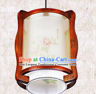 Chinese Traditional Ceiling Wood Carving Palace Lantern Handmade New Year Lanterns Hanging Lamp