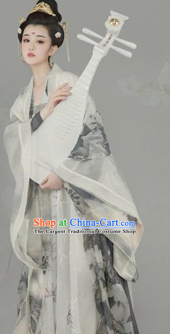 Chinese Ancient Palace Concubine Hanfu Dress Traditional Tang Dynasty Queen Historical Costume for Women