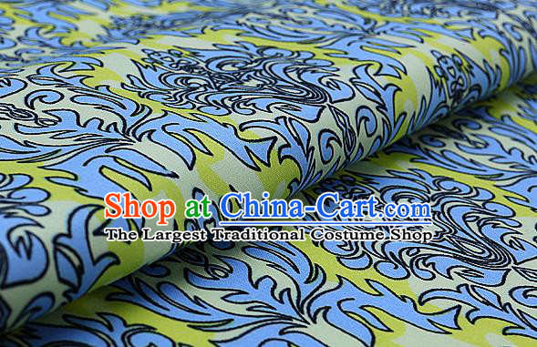 Asian Chinese Traditional Classical Pattern Brocade Cheongsam Silk Fabric Chinese Satin Fabric Material