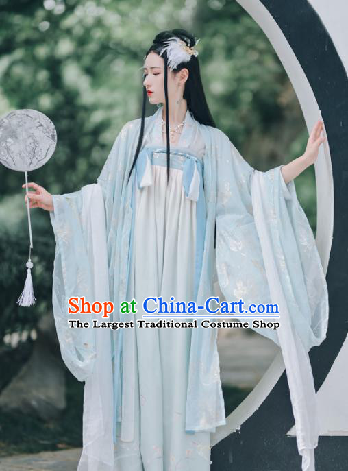 Chinese Ancient Imperial Consort Hanfu Dress Traditional Drama Tang Dynasty Court Lady Historical Costume for Women