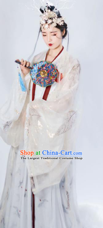 Chinese Tang Dynasty Historical Costume Ancient Imperial Consort Traditional Hanfu Dress for Women