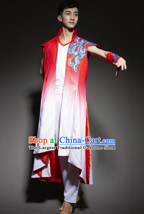 Chinese Traditional National Dance Clothing Classical Dance Stage Performance Costume for Men