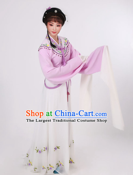 Chinese Traditional Peking Opera Diva Pink Dress Ancient Nobility Lady Embroidered Costume for Women