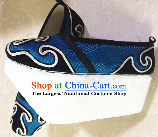 Chinese Ancient Nobility Childe Hanfu Shoes Traditional Beijing Opera Niche Shoes for Adults