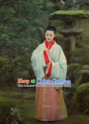 Chinese Ancient Three Kingdoms Period Wei Court Replica Costume Traditional Imperial Consort Hanfu Dress for Women