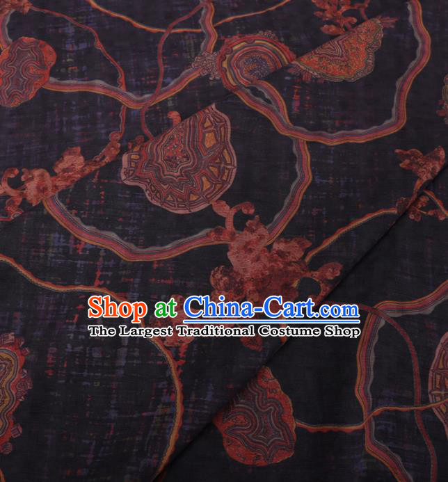 Traditional Chinese Classical Pattern Design Gambiered Guangdong Gauze Asian Brocade Silk Fabric