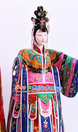 Traditional Chinese Handmade Empress Puppet Marionette Puppets String Puppet Wooden Image Arts Collectibles