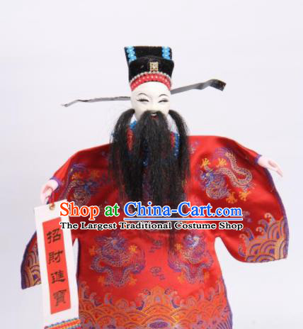 Traditional Chinese Handmade Magistrate Puppet Marionette Puppets String Puppet Wooden Image Arts Collectibles