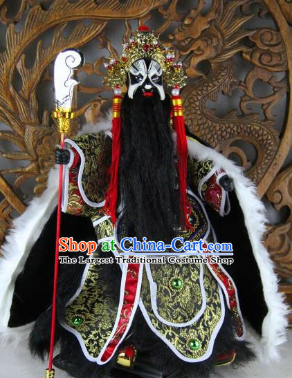 Chinese Traditional Beijing Opera Xiang Yu Marionette Puppets Handmade Puppet String Puppet Wooden Image Arts Collectibles