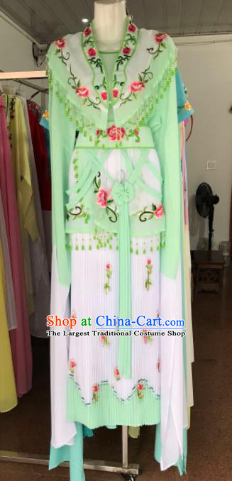 Traditional Chinese Handmade Beijing Opera Diva Lin Daiyu Dress Ancient Peri Princess Costumes for Women