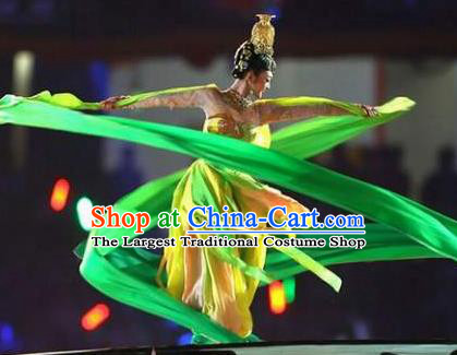 Traditional Chinese Classical Dance Flying Apsaras Costume Beautiful Ribbon Dance Dress for Women