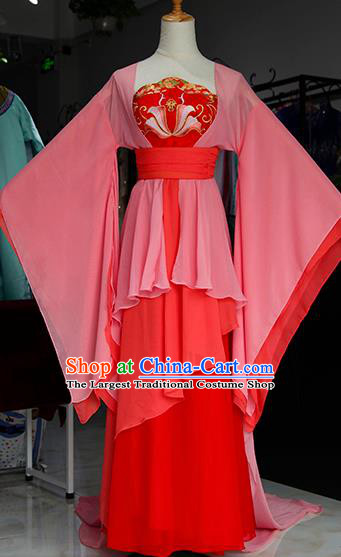 Chinese Ancient Drama Court Maid Costumes Traditional Tang Dynasty Imperial Consort Dress for Women