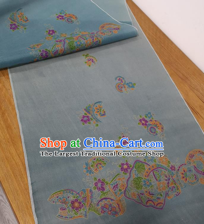 Traditional Chinese Royal Pattern Design Grey Silk Fabric Brocade Asian Satin Material