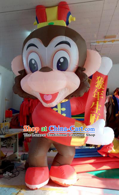 Large Chinese Cartoon Monkey Inflatable Product Models New Year Inflatable Arches