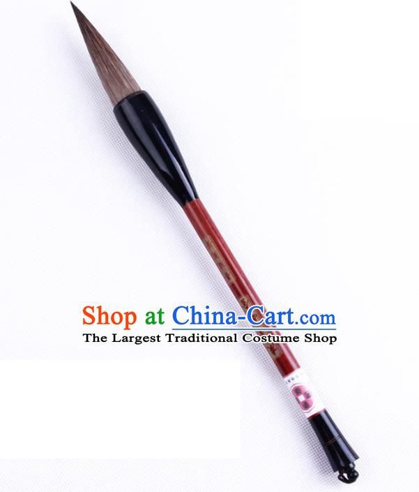 The Four Treasures of Study Bamboo Writing Brushes Chinese Calligraphy Grey Weasel Hair Brush Pen