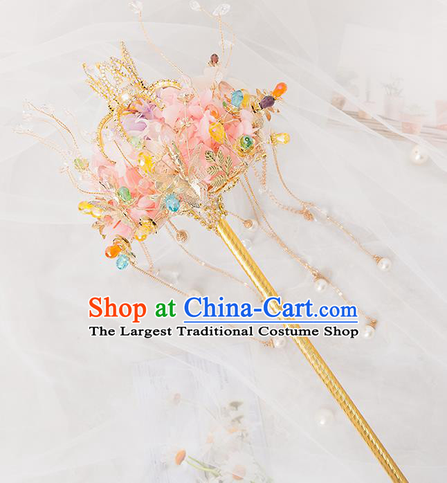 Handmade Baroque Queen Scepters Wedding Accessories Classical European Bride Bridal Bouquet