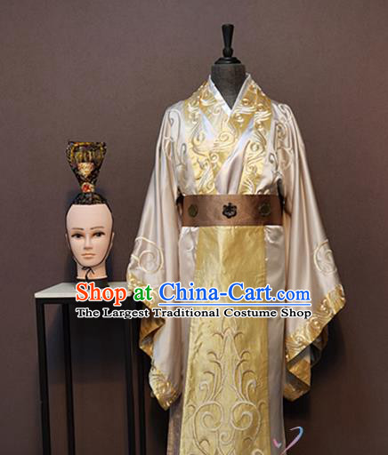 China Drama Ancient Crown Prince Clothing Drama Phoenix Warriors Tang Dynasty Childe Costumes and Headpiece