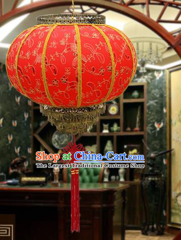 Chinese Traditional New Year Palace Lantern Hanging Lamp Classical Red Lanterns Handmade Lantern