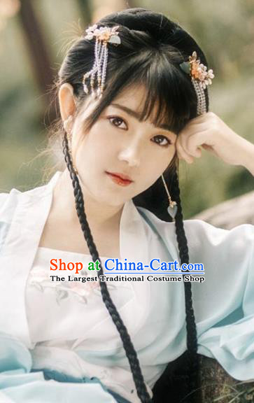 Chinese Ming Dynasty Girl Wigs Chignon Quality Wigs China Best Wig Ancient Palace Lady Hairpiece