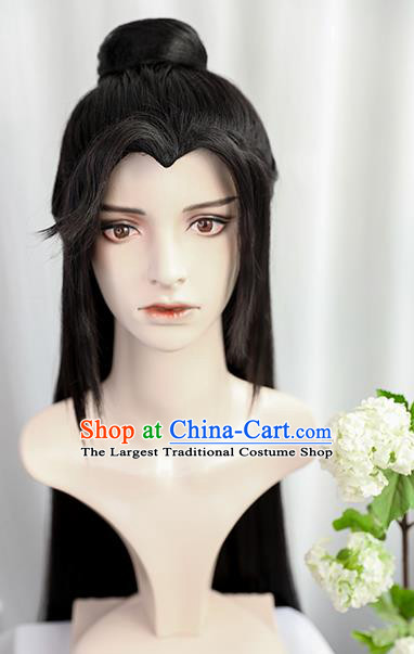 Best Chinese Drama Ancient Knight Wig Sheath China Quality Front Lace Wigs Cosplay Swordsman Luo Binghe Wig