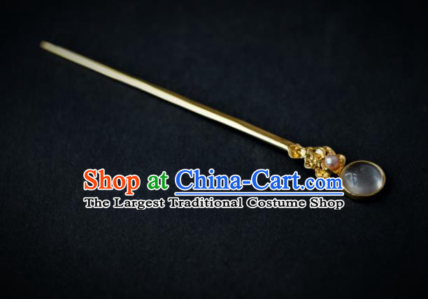 China Traditional Tang Dynasty Court Hair Accessories Ancient Princess Albite Hair Stick Hairpin