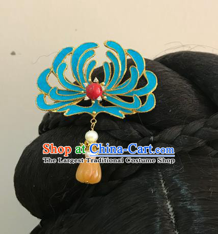 China Ancient Ceregat Pumpkin Hairpin Handmade Hair Accessories Traditional Ming Dynasty Imperial Empress Hair Stick