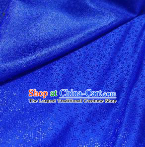 Chinese Classical Babysbreath Pattern Design Royalblue Brocade Fabric Asian Traditional Satin Silk Material