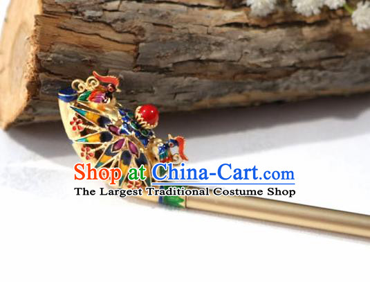 Korean Traditional Wedding Bride Golden Bamboo Hairpins Asian Korea Hair Accessories for Women