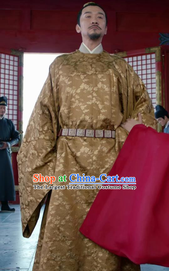 Traditional Chinese Drama Royal Nirvana Ancient Imperator Xiao Jian Clothing Song Dynasty Emperor Costumes for Men