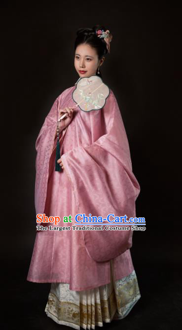 Chinese Ancient Contessa Embroidered Dress Traditional Ming Dynasty Palace Dowager Costumes for Women