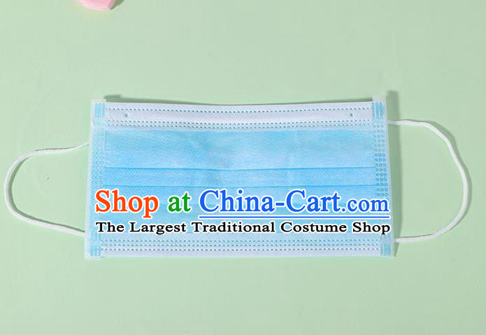 Professional Blue Disposable Protective Mask to Avoid Coronavirus Respirator Medical Masks Face Mask 20 items