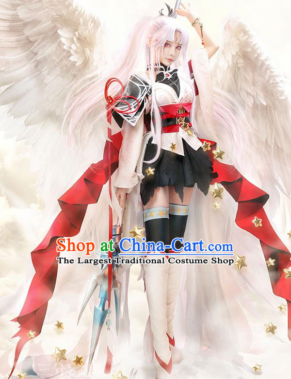 Japanese Traditional Cosplay Crane Dress Japan Onmyoji Costumes for Women