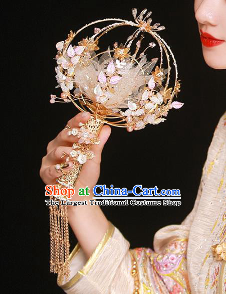 Chinese Ancient Wedding Bridal Bouquet Traditional Bride Flowers Accessories for Women