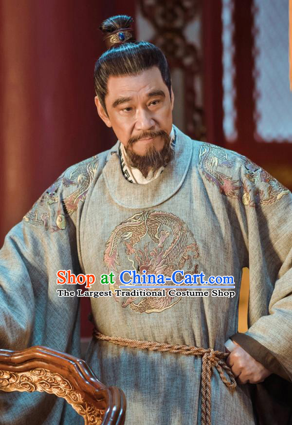 Chinese Ancient Yongle Emperor Embroidered Clothing Drama Empress of the Ming Dynasty Zhu Di Replica Costumes for Men