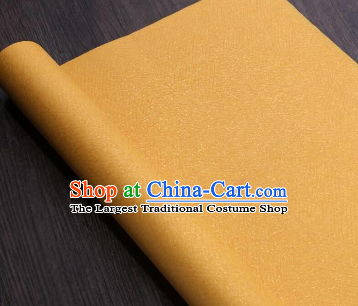 Traditional Chinese Pattern Orange Calligraphy Paper Handmade The Four Treasures of Study Writing Batik Art Paper