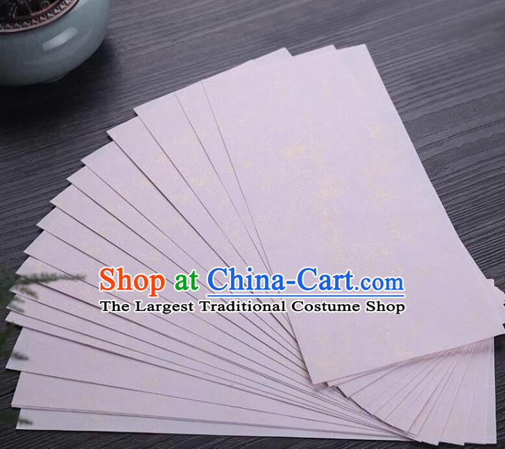 Traditional Chinese Purple Letter Paper Handmade The Four Treasures of Study Writing Batik Art Paper