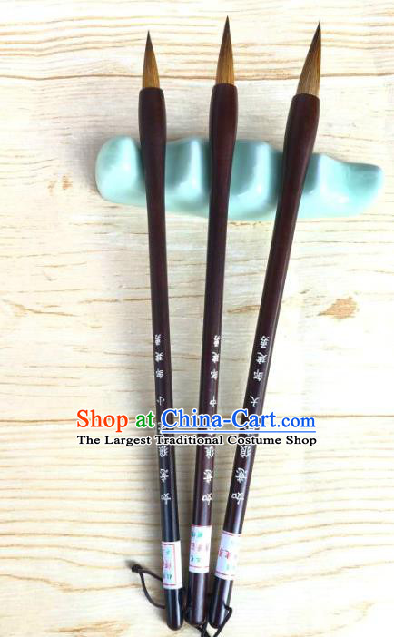 Traditional Chinese Calligraphy Bamboo Brush Handmade The Four Treasures of Study Writing Brush Pen