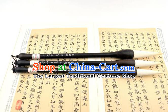 Traditional Chinese Calligraphy Bamboo Goat Brush Handmade The Four Treasures of Study Writing Brush Pen