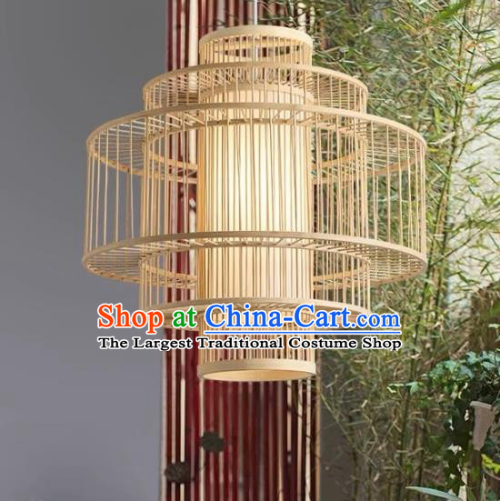 Chinese Traditional Handmade Hanging Lantern Bamboo Weaving Lanterns