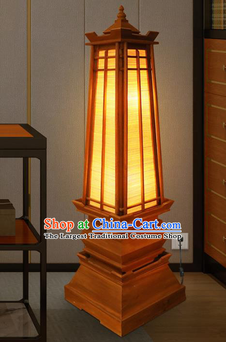 Southeast Asia Traditional Wood Floor Lantern Thailand Handmade Lanterns