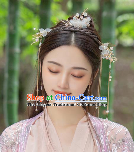 Chinese hair flowers sale