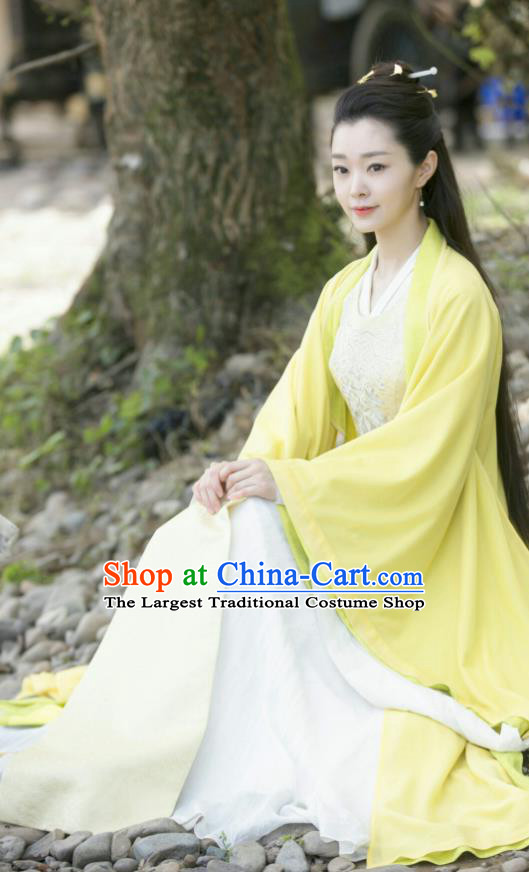 Qing Yu Nian Chinese Ancient Noble Lady Fan Ruoruo Drama Joy of Life Replica Costume and Headpiece Complete Set